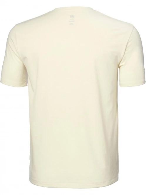Helly Hansen Skog Recycled Graphic T-Shirt férfi rövid ujjú sport póló sárga színben 7