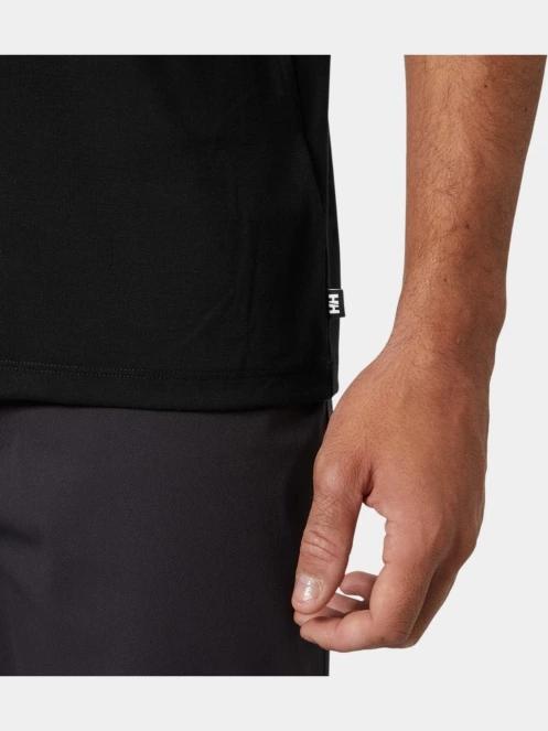 Helly Hansen Skog Graphic T-Shirt férfi rövid ujjú póló fekete színben 5