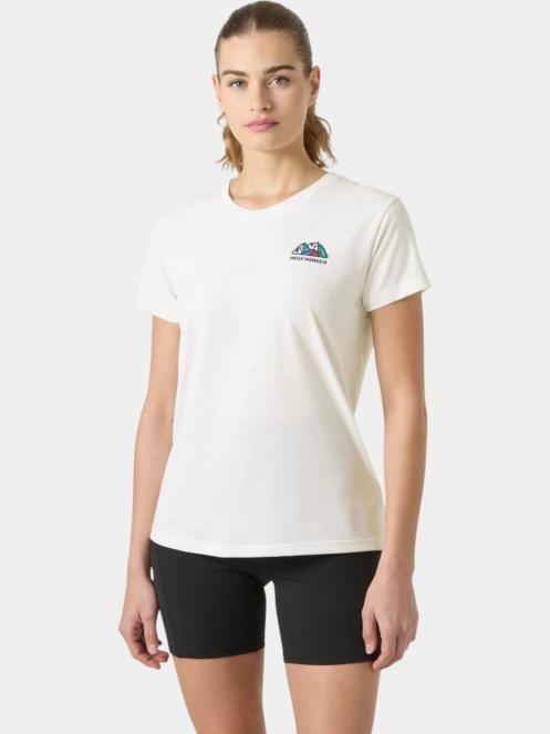 Helly Hansen W Skog Graphic Tee női rövid ujjú póló fehér színben 2