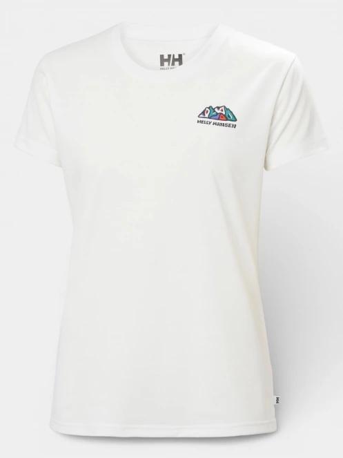 Helly Hansen W Skog Graphic Tee női rövid ujjú póló fehér színben 6