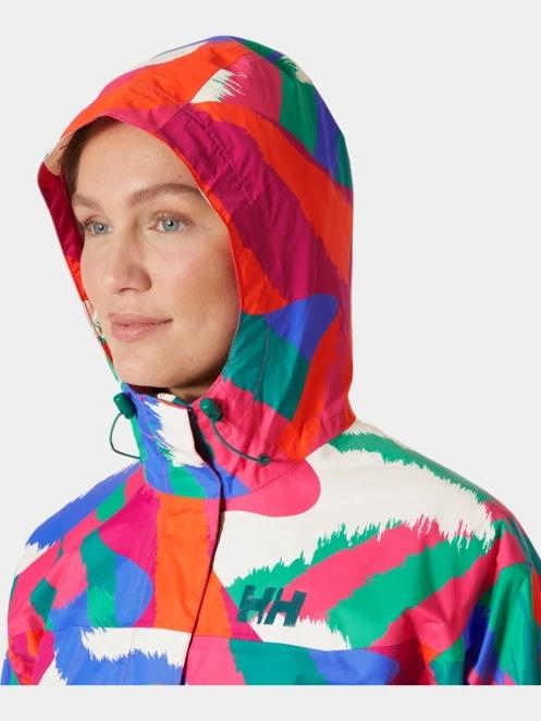 Helly Hansen W Loke Print Jacket női esőkabát rózsaszín színben 4