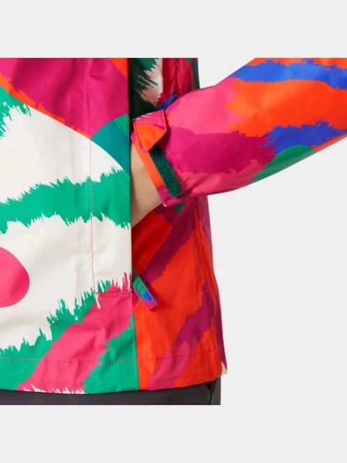 Helly Hansen W Loke Print Jacket női esőkabát rózsaszín színben 7