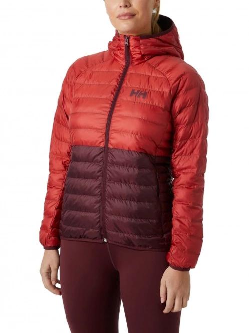 Helly Hansen W Banff Hooded Insulator női utcai kabát piros színben 2