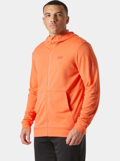 Helly Hansen Hh Lifa Tech Lite Zip Hoodie férfi kapucnis pulóver narancssárga színben 2