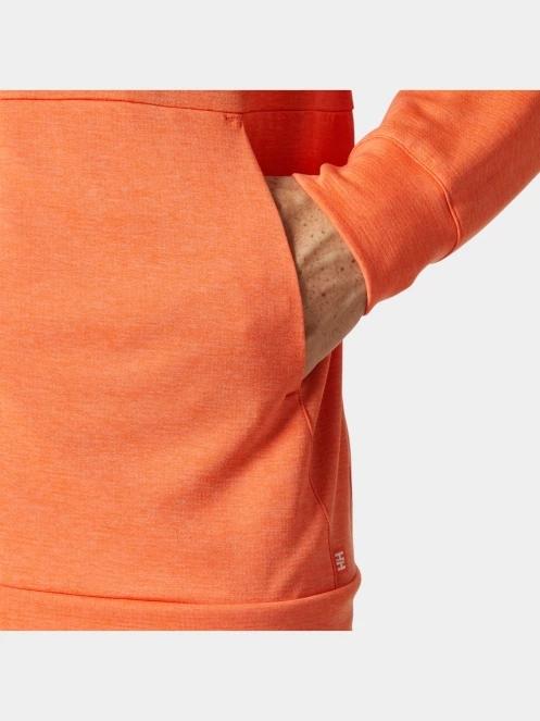 Helly Hansen Hh Lifa Tech Lite Zip Hoodie férfi kapucnis pulóver narancssárga színben 4