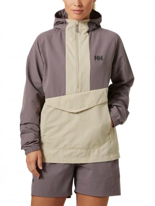 Helly Hansen W Vista Hike Anorak női túrakabát szürke színben 2