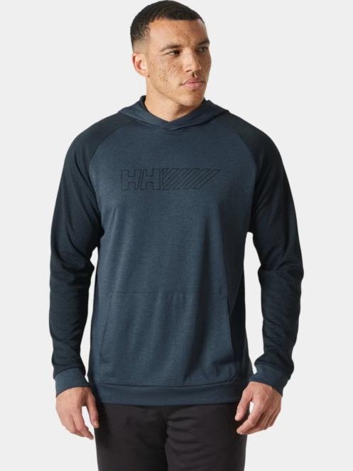 Helly Hansen Lifa Tech Lite Hoodie férfi kapucnis pulóver kék színben 2