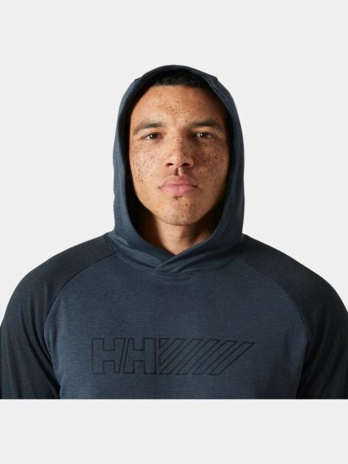 Helly Hansen Lifa Tech Lite Hoodie férfi kapucnis pulóver kék színben 5