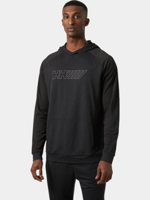 Helly Hansen Lifa Tech Lite Hoodie férfi kapucnis pulóver fekete színben 2