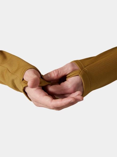 Helly Hansen Versalite Hybrid Fleece Jacket férfi polár pulóver oliva színben 5