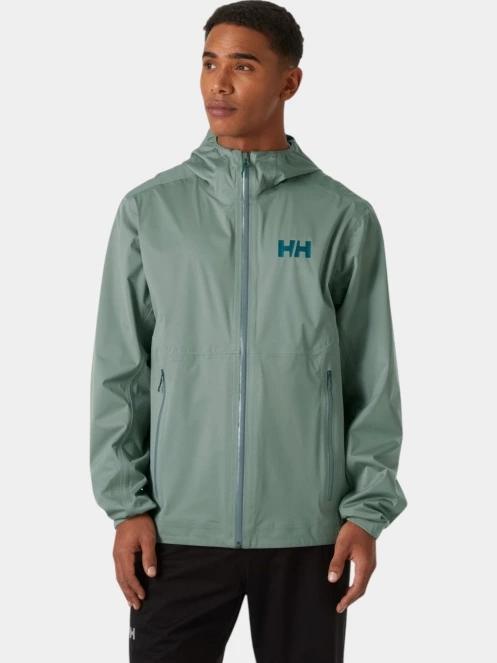 Helly Hansen Momentum 3L Stretch Jacket férfi esőkabát zöld színben 2