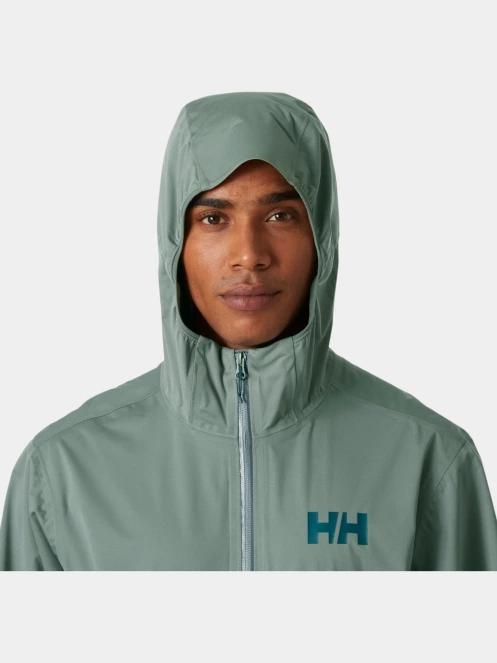 Helly Hansen Momentum 3L Stretch Jacket férfi esőkabát zöld színben 6