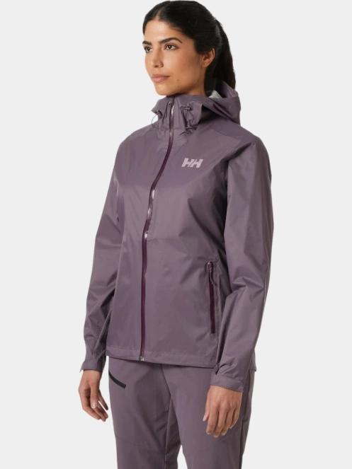 Helly Hansen W Loke Terra Jacket női esőkabát lila színben 2