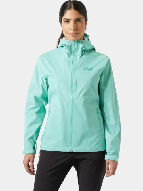 Helly Hansen W Loke Terra Jacket női esőkabát zöld színben 2