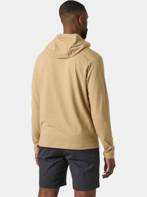 Helly Hansen Tyri Knit Hoodie férfi kapucnis pulóver homok színben 3