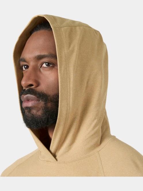 Helly Hansen Tyri Knit Hoodie férfi kapucnis pulóver homok színben 4