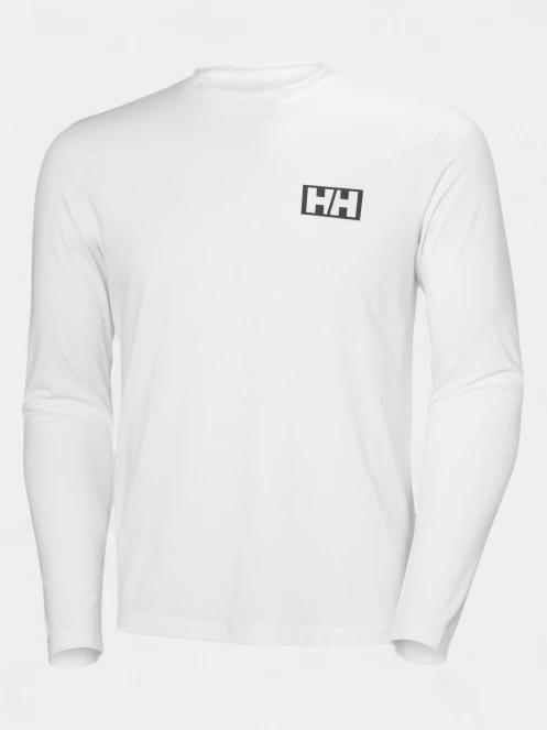 Helly Hansen Skog Graphic Ls Tee férfi hosszú ujjú póló fehér színben 6