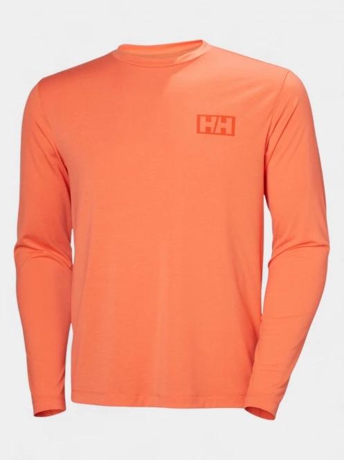 Helly Hansen Skog Graphic Ls Tee férfi hosszú ujjú póló narancssárga színben 6