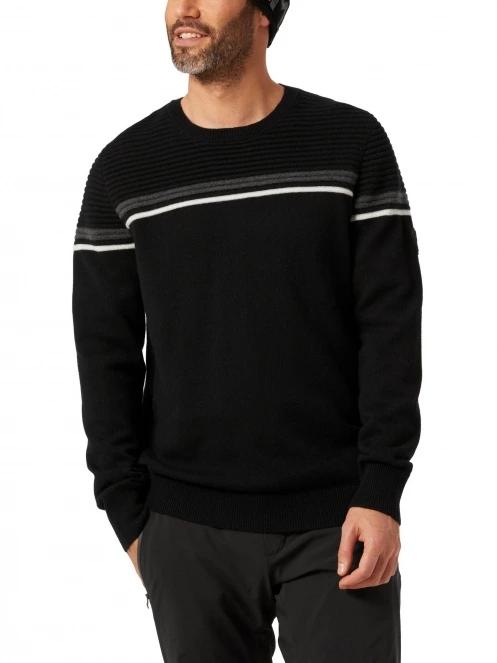 Helly Hansen Carv Knitted Sweater férfi kötött pulóver fekete színben 2