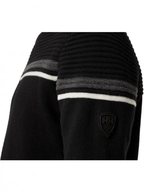 Helly Hansen Carv Knitted Sweater férfi kötött pulóver fekete színben 4