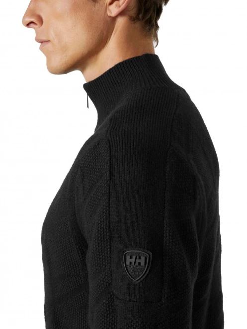 Helly Hansen Kitz Knitted Sweat 2.0 férfi kötött pulóver fekete színben 4