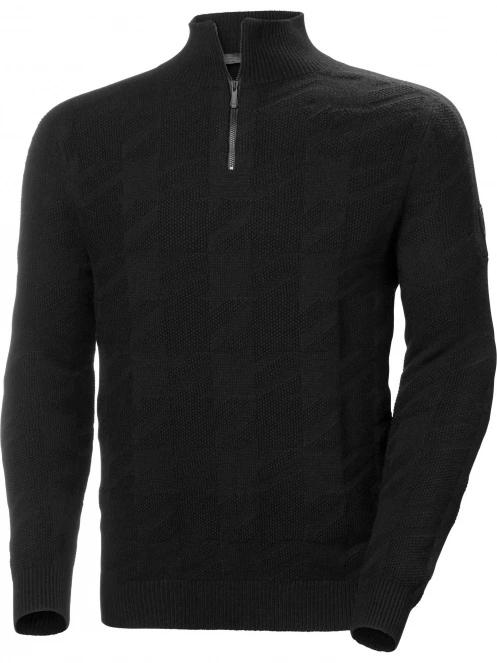 Helly Hansen Kitz Knitted Sweat 2.0 férfi kötött pulóver fekete színben 7