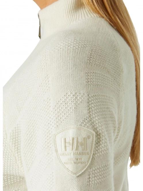 Helly Hansen W St. Moritz Knit 2.0 Sweater női kötött pulóver fehér színben 5
