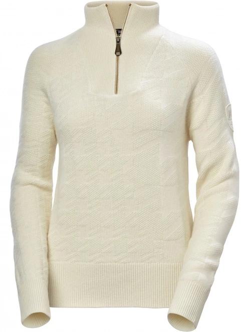 Helly Hansen W St. Moritz Knit 2.0 Sweater női kötött pulóver fehér színben 6