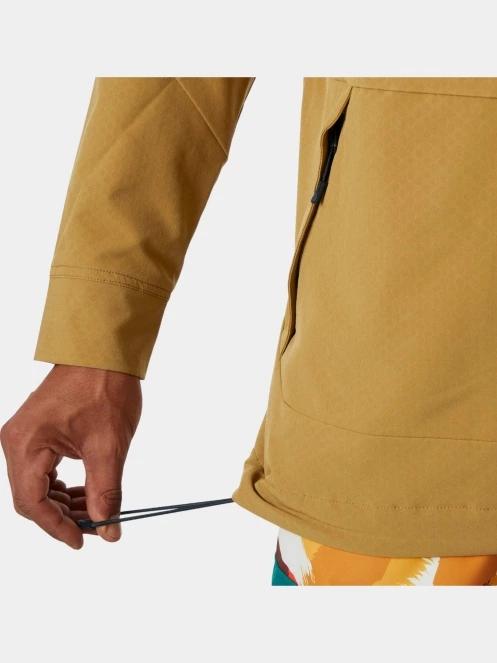 Helly Hansen Ullr D Shield Hoodie 2.0 férfi softshell kabát barna színben 4