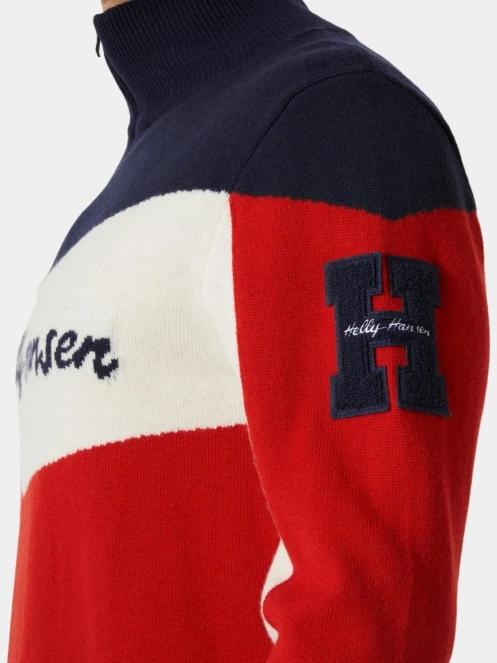 Helly Hansen Apres Knitted Sweater férfi pulóver piros színben 6