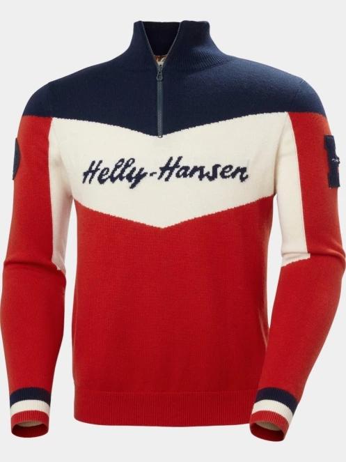 Helly Hansen Apres Knitted Sweater férfi pulóver piros színben 8