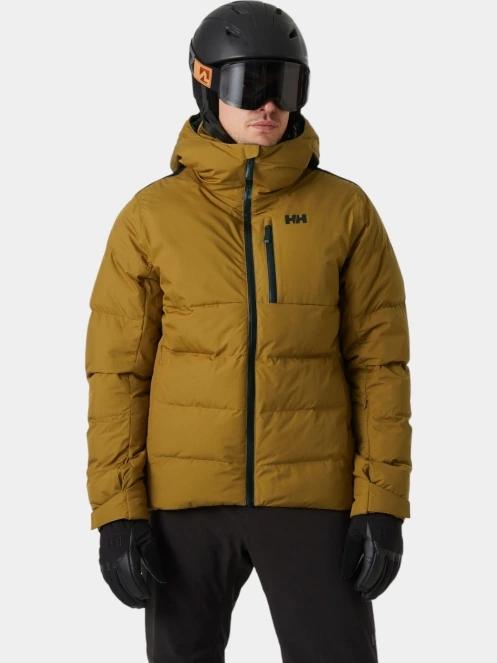 Helly Hansen Kvitfjell Race Puffy Jacket férfi steppelt síkabát barna színben 2