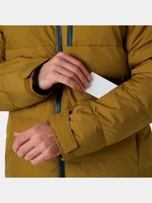 Helly Hansen Kvitfjell Race Puffy Jacket férfi steppelt síkabát barna színben 4