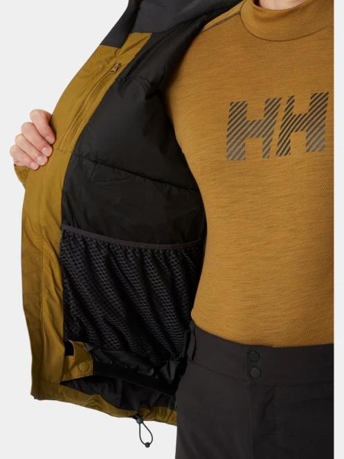 Helly Hansen Kvitfjell Race Puffy Jacket férfi steppelt síkabát barna színben 7
