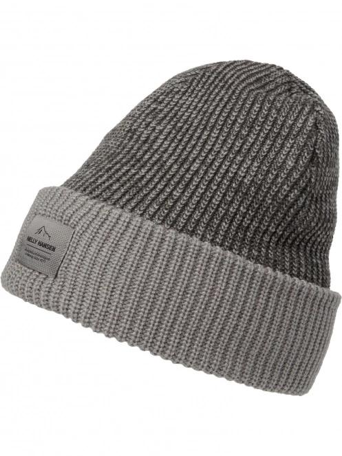 Helly Hansen Logo Cuff Beanie sapka szürke színben 2