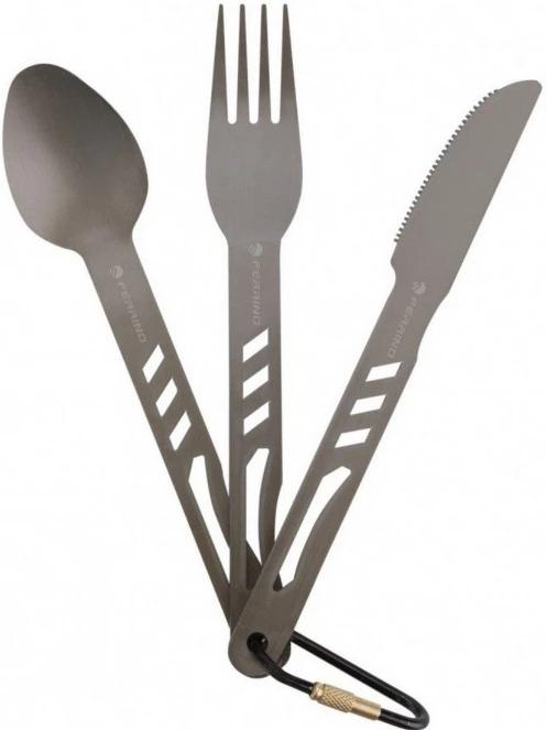Ferrino Set Cutlery Alu evőeszköz készlet szürke színben 2