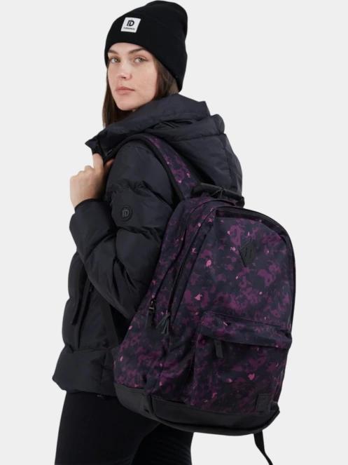 Fundango Plain Backpack női hátizsák lila színben 5