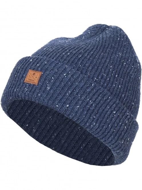 Fundango Owen Beanie kötött sapka kék színben 2