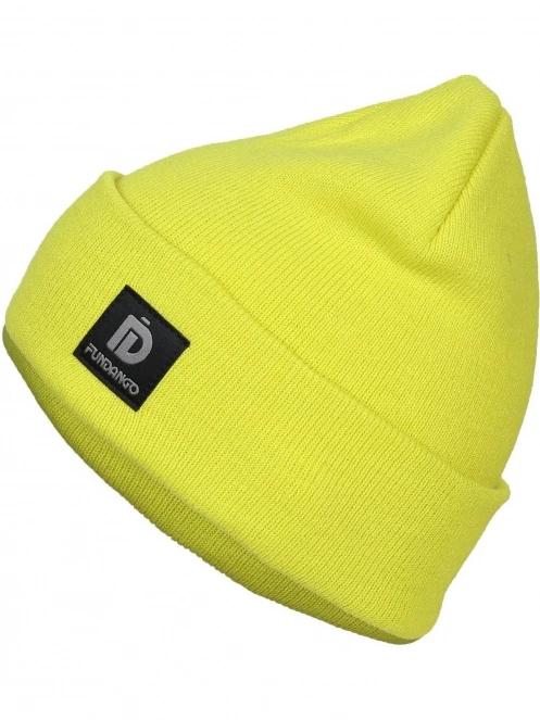 Fundango Nahu Beanie kötött sapka zöld színben 2