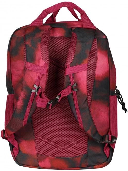 Fundango Nasca Backpack női városi hátizsák piros színben 4
