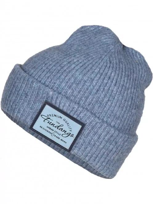 Fundango Grace Beanie női kötött sapka világoskék színben 2