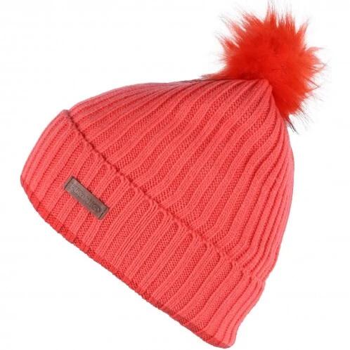 Fundango MERNA Beanie női bojtos sapka magenta színben 2