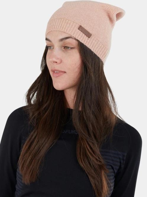 Fundango Nara Beanie női sapka rózsaszín színben 4