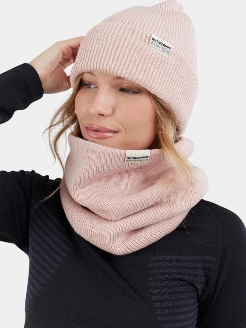 Fundango Tara Beanie kötött sapka rózsaszín színben 3