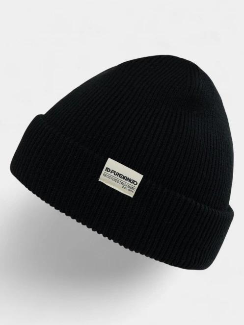 Fundango Tara Beanie kötött sapka fekete színben 2