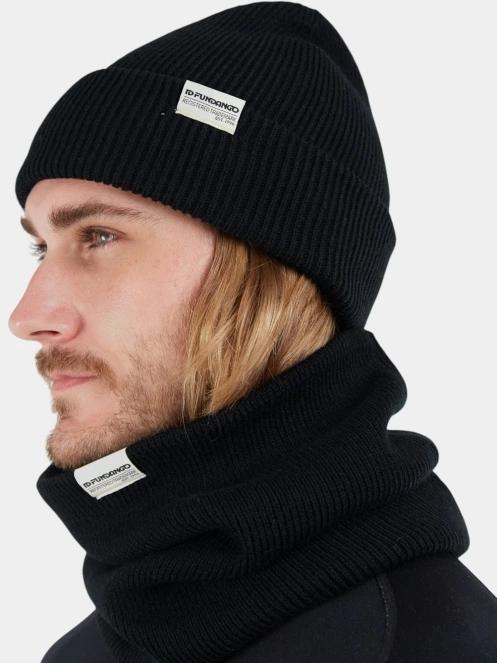 Fundango Tara Beanie kötött sapka fekete színben 4