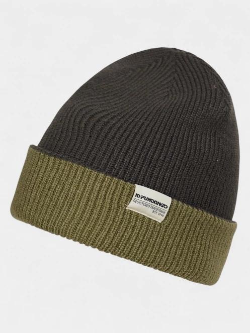 Fundango Duplex Reversible Beanie kötött sapka fekete színben 2