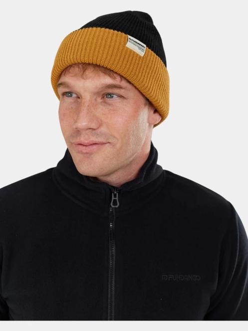 Fundango Duplex Reversible Beanie kötött sapka fekete színben 3