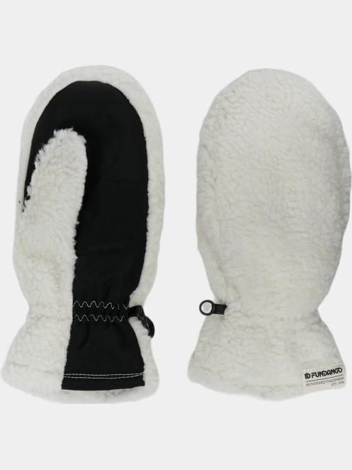 Fundango Teddy Gloves női kesztyű fehér színben 2