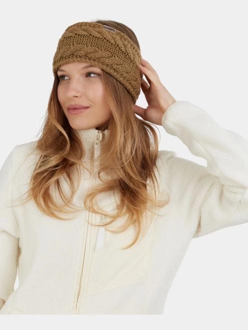 Fundango Cream Headband női fejpánt barna színben 3